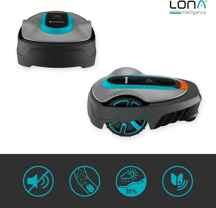 Actual product image Gardena smart SILENO city 400 square metre robotic lawnmower set (400 m²)