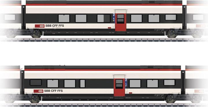 Produktbild Märklin 43461 H0 Ergänzungsset 1 zu Giruno der SBB B(B11) 2.Klasse und C(B10) 2.Klasse (Spur VI)