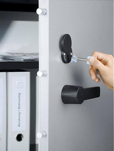 Actual product image C+P Steel cabinet, fireproof (120 x 50 x 122.5 cm)