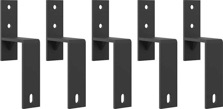 Immagine prodotto VidaXL Staffe di bypass per porte a sbarramento per guide piatte 5 pz.