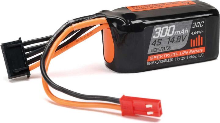 Image du produit 4S 14.8V 300mAh 30C LiPo Battery (14.80 V, 300 mAh)