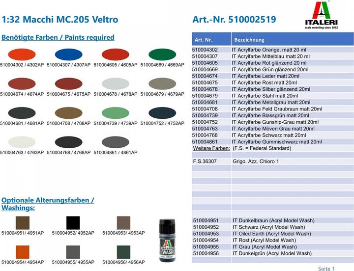 Image du produit 1:32 Macchi MC.205 Veltro
