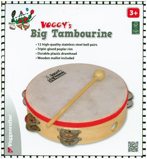 Actual product image Tambourine with mallet