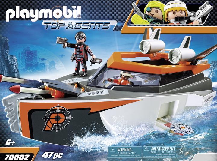 Actual product image Playmobil Spy Team Turboship (70002)