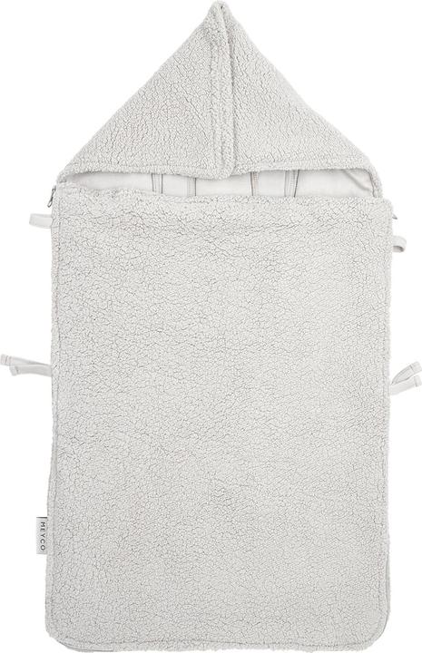 Meyco Baby teddy footmuff with Velcro fastener