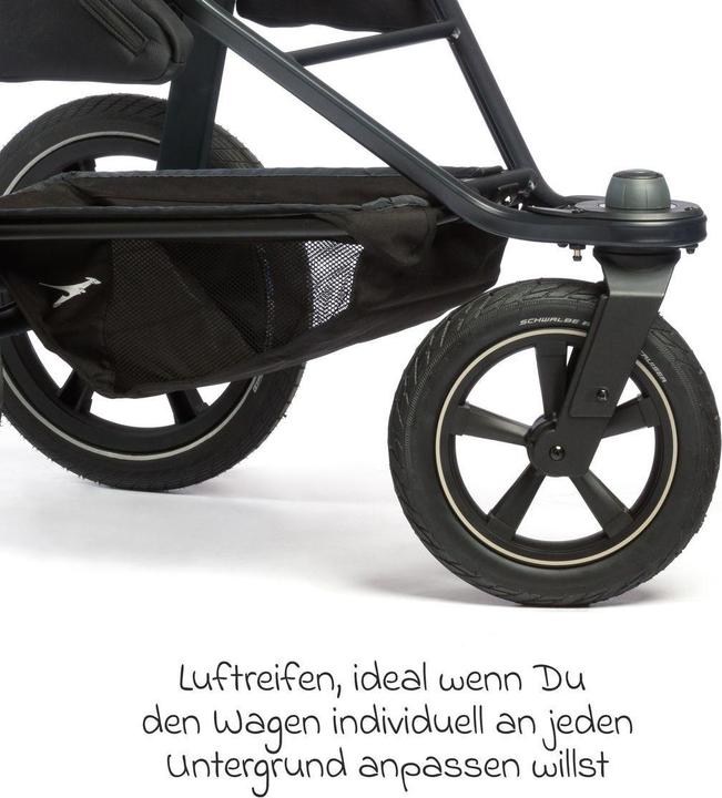 Produktbild TFK Kinderwagen 3 in 1 3in1 Kombi-Kinderwagen-Set Pro mit Luftreifen