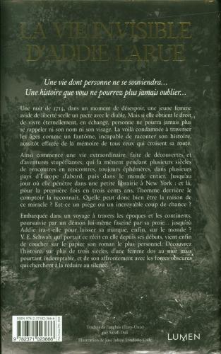 Image du produit La vie invisible d'Addie Larue (Français, Schwab Victoria E., 2024)