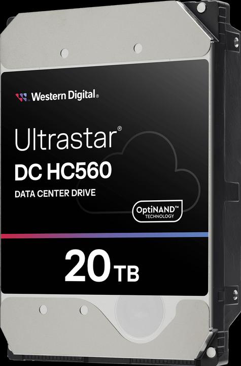 Image du produit WD ULTRSTAR DC HC560 20TB 3.5 SAS (20 To, 3.5", CMR)
