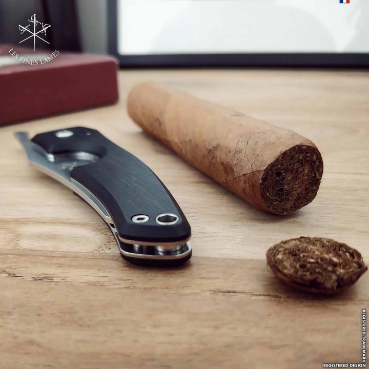 Image du produit Les Fines Lames Couteau à cigare Le Petit Ebony (CC0201002) (1 x)