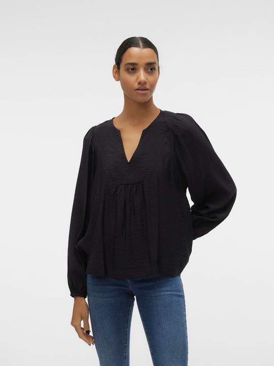 Immagine prodotto Vero Moda Vestibilità regolare Colletto alla mandarina Polso elasticizzato Camicia Camicia (S)