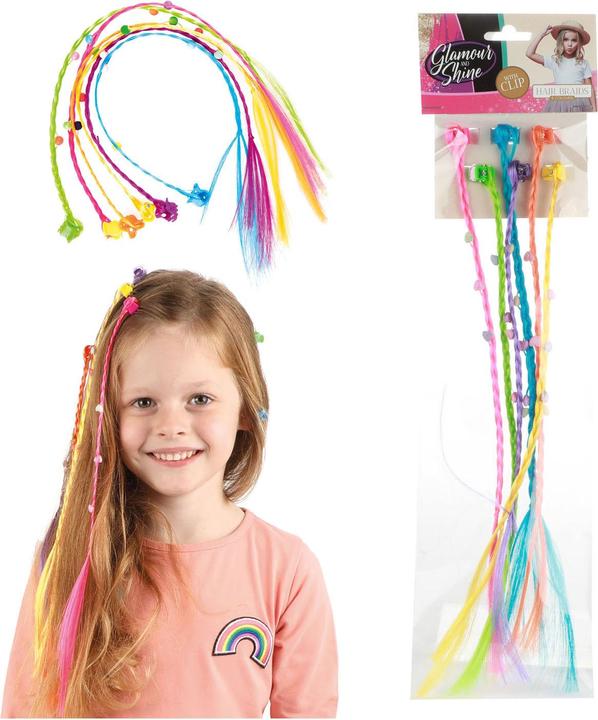 Image du produit Toi-Toys Boucle de cheveux Pince à cheveux avec coeurs, 6 pcs. (6 pcs)