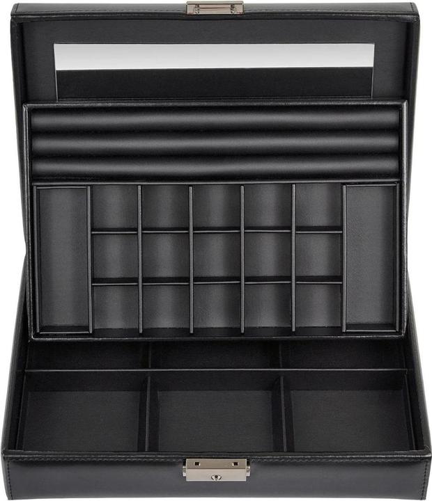 Produktbild Sacher 44.107.0104N04 - Schmuckkassette Isa black exclusive schwarz (Leder)