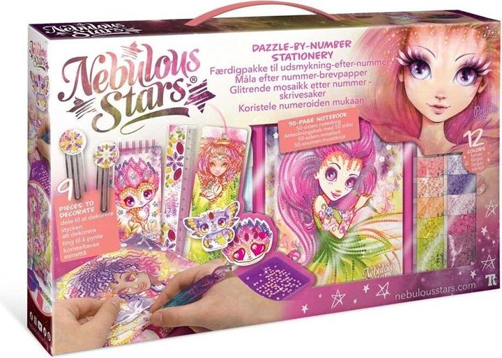 Produktbild Nebulous Stars Strass nach Zahlen Schreibwaren Deluxe Set