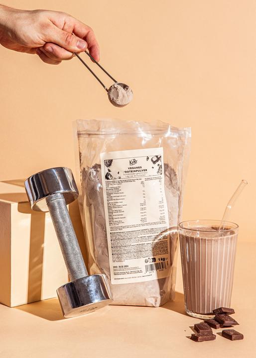 Image du produit KoRo Poudre de protéine végétalienne (Chocolat, 1 pcs, 1000 g)