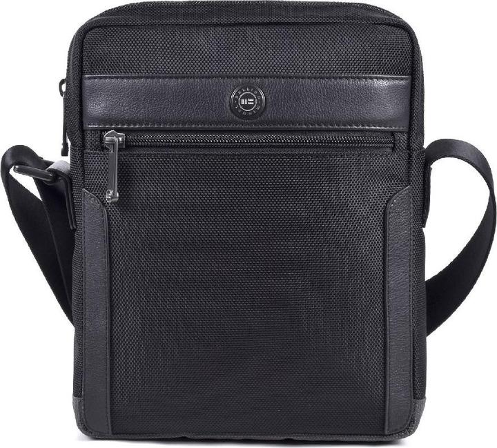 Miguel Bellido Crossbody Tasche aus Textil und Leder
