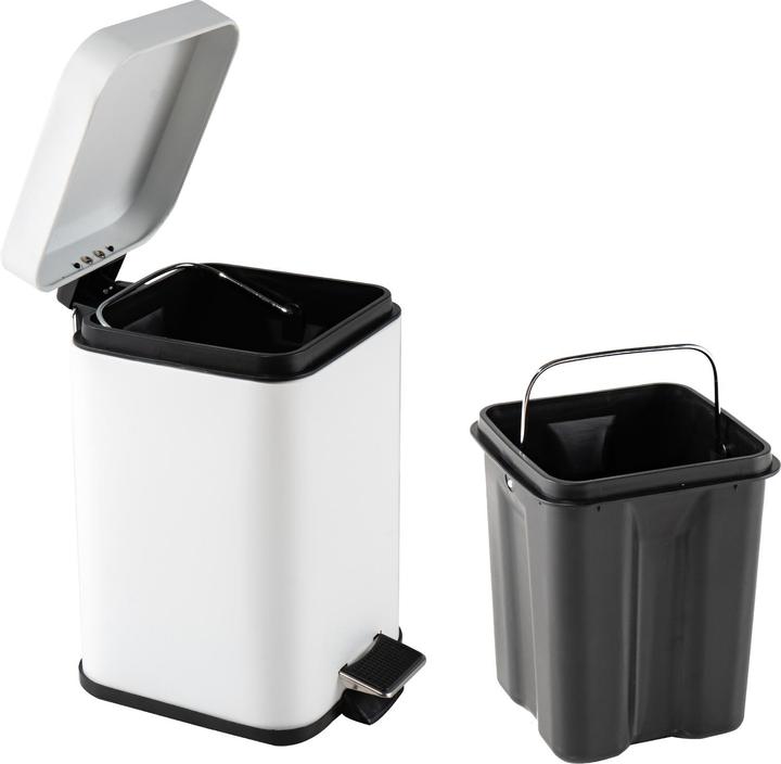 Image du produit HTI-Living Abfalleimer mit Soft-Close Deckel Eckig 3 Liter Jannik (3 l)
