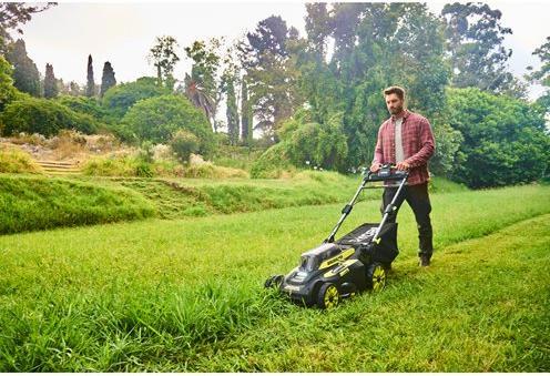 Actual product image Ryobi RY36LMX51A-160 (Rechargeable battery operated)