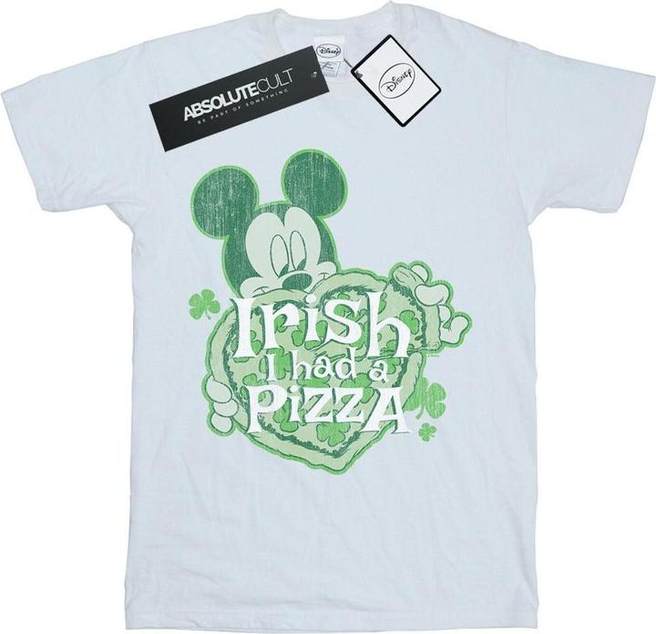 Produktbild Disney Mickey Mouse Shamrock Pizza TShirt (S)