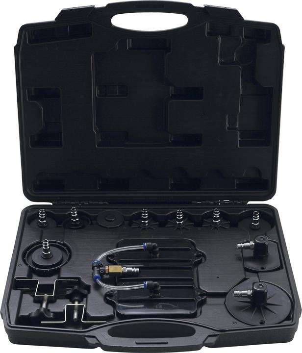 Actual product image BGS Jeu d'adaptateurs et purgeurs de frein pneumatique 17 pièces