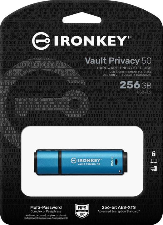 Productafbeelding Kingston IronKey Vault Privacy 50 (512 GB, USB-A)