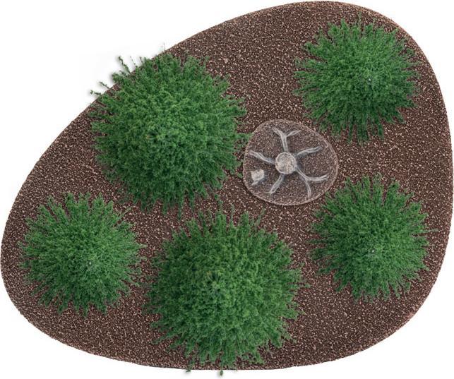 Gale Force Nine Large Pine Wood (x1) - 30mm