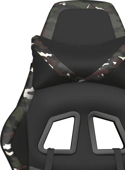 Produktbild VidaXL Gaming-Stuhl mit Massagefunktion Tarnfarben Kunstleder