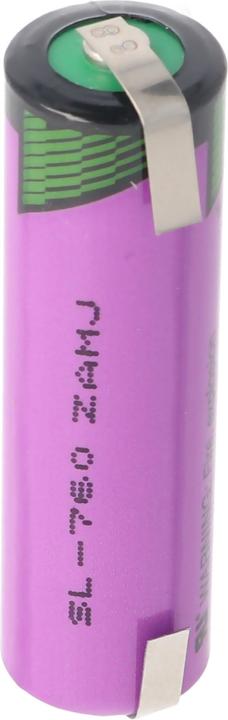 Actual product image Tadiran Batterie SL-760/T mit Lötfahnen in U-Form (1 pcs., AA, 2200 mAh)