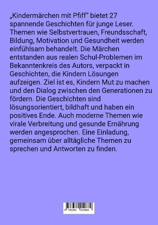 Produktbild Kindermärchen mit Pfiff: Spannende Geschichten für junge Leser mit Herausforderungen, die Abenteuerl (Martin MacFelaph, 2023)