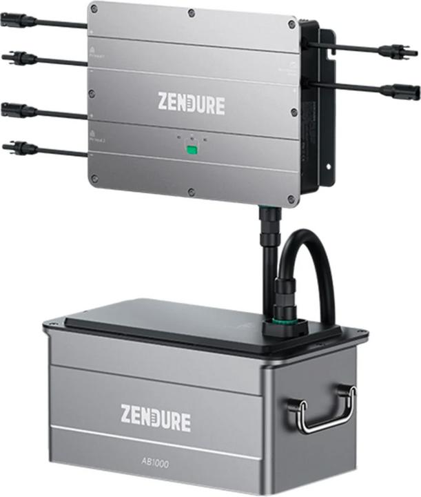 Actual product image Zendure SolarFlow Set 3.84kWh Smart PV Hub with 2x AB2000 expansion battery