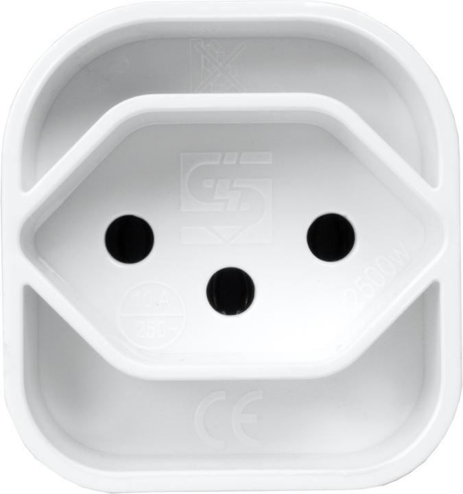 Image du produit Steffen Adaptateur de voyage Suisse - UK 3 pôles max. 10A avec fusible ws