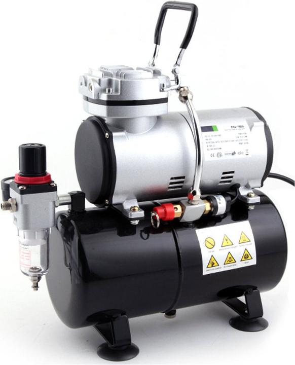 Fengda FD-186 Compresseur aérographe avec réservoir d'air (3 bar, 3 l)