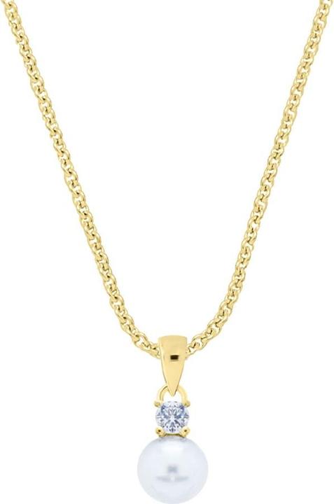 Actual product image Candy Necklace Dea, 925 sterling silver, gold-plated (925 Sterling silver, 18k gold-plated, 42 - 45 cm)