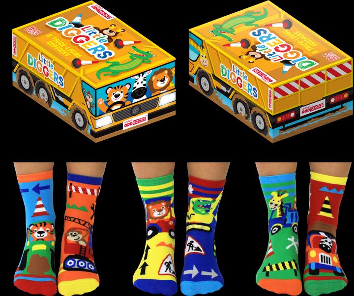 Actual product image United Oddsocks Little Diggers (Single pack, 27 - 30)