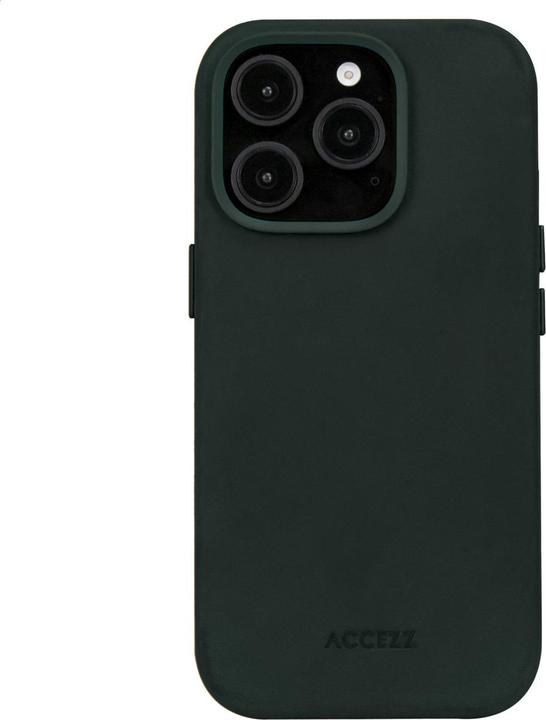 Produktbild Accezz Vintage Leather MagSafe Backcover Apple iPhone 16 Pro - Smokey Green (Apple iPhone 16 Pro)