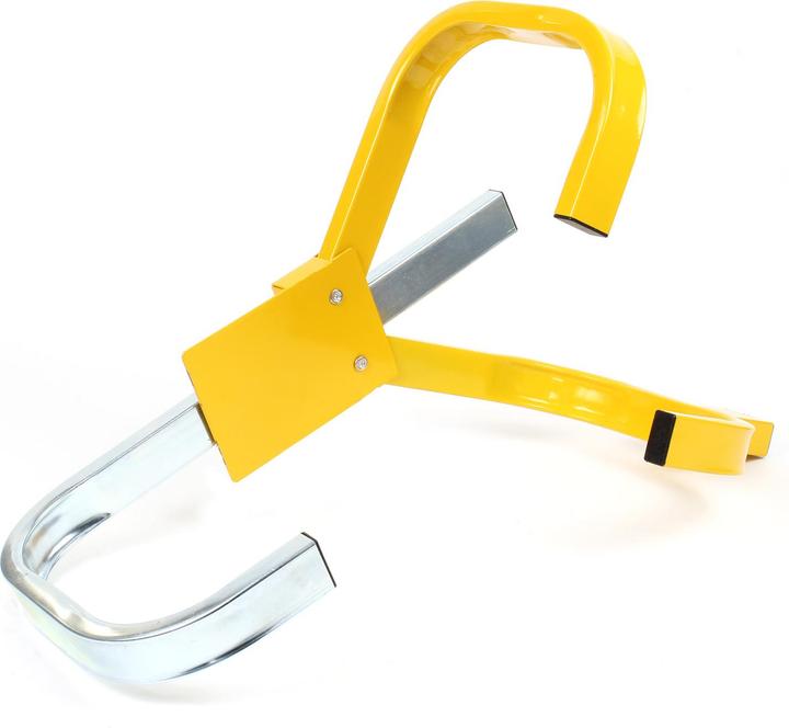 Actual product image Wiltec XPOtool Wheel Clamp with Anti-Theft Lock and 2 Keys for 13“-15“ Wheels with 225mm Tyre Width