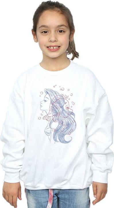 Produktbild Disney Ariel Flounder Sketch Sweatshirt Mädchen (128)