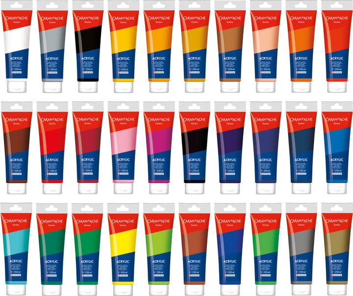 Produktbild Caran d'Ache Acrylic (Goldgelb, 250 ml)