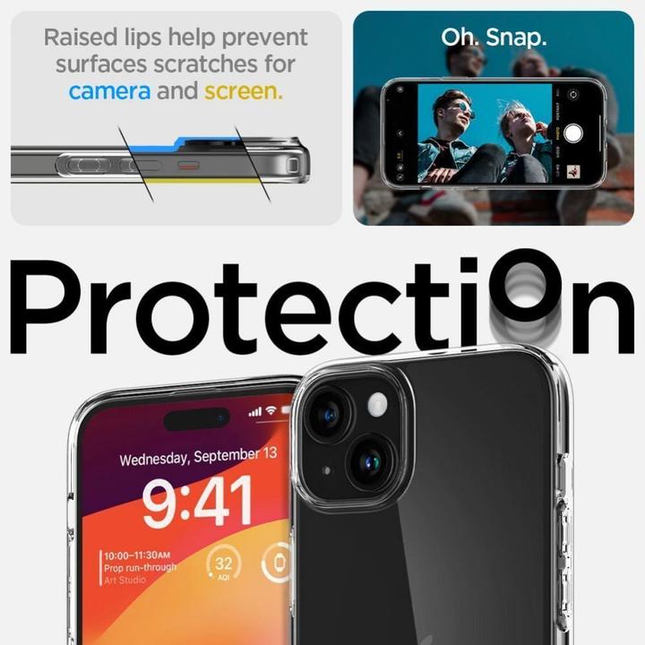 Image du produit Spigen Liquid Crystal iPhone 15 6.1" crystal clear ACS06786 (Apple iPhone 15)