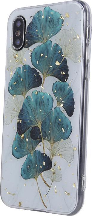 Actual product image OEM Gold Glam case for Samsung Galaxy S24 Plus leaves (Samsung Galaxy S24+)