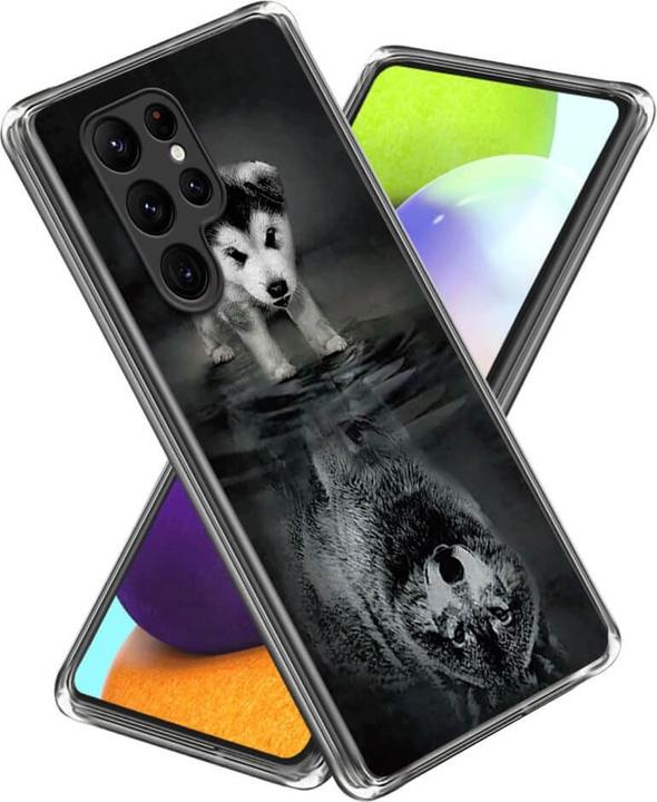 Actual product image Cover-Discount Cover mobile phone case IMD Wolf (Samsung Galaxy S24 Ultra)