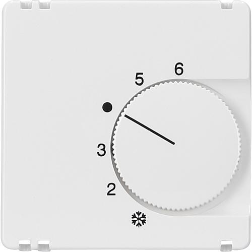 Actual product image Theo Klein K501076U04E Cover room thermostat pure white