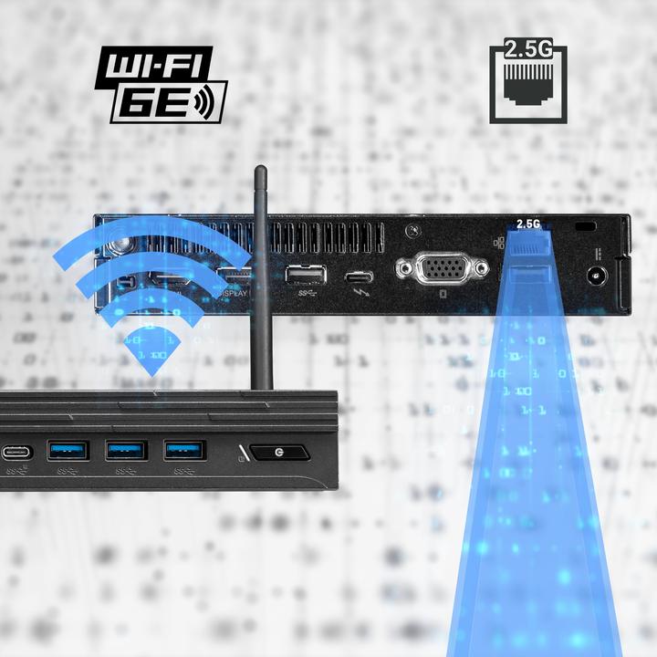 Immagine prodotto MSI PRO DP10 -035DE i3-1315U/8GB/512GB W11P (Intel Core i3-1315U, 8 GB, 512 GB, Grafica Intel UHD)