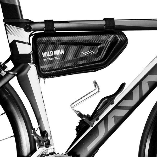 Immagine prodotto Wildman Etui/sakwa na ramę roweru L E4 uchwyt rowerowy czarna/nero (1 l, Borsa telaio)