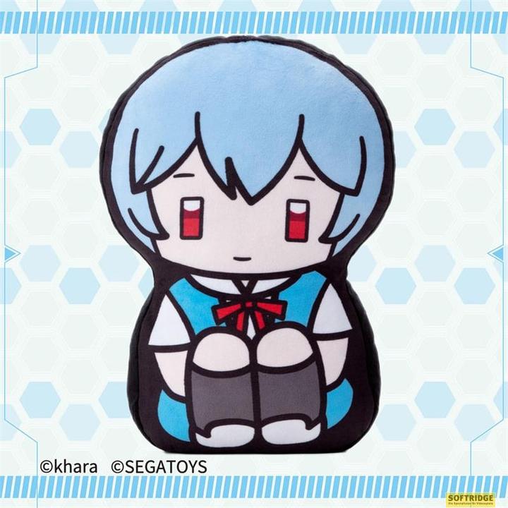 Actual product image Sega Neon Genesis Evangelion peluche 2D Rei Ayanami 32 cm (32 cm)