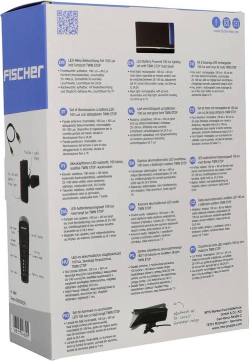Image du produit Fischer Set Plus 100/130 (400 lm, 30 lm)