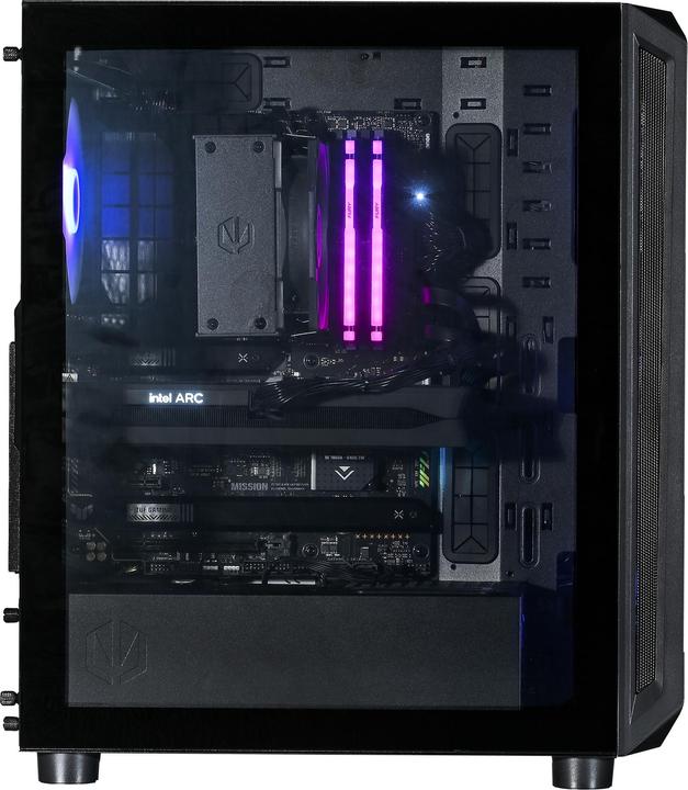 Actual product image Actina 5901443410270 PC AMD Ryzen™ 5 7500F 32 GB DDR5-SDRAM 1 TB SSD Intel Arc B580 Midi Tower Black (AMD Ryzen 5 7500F, 32 GB, 1000 GB, Arc A380)