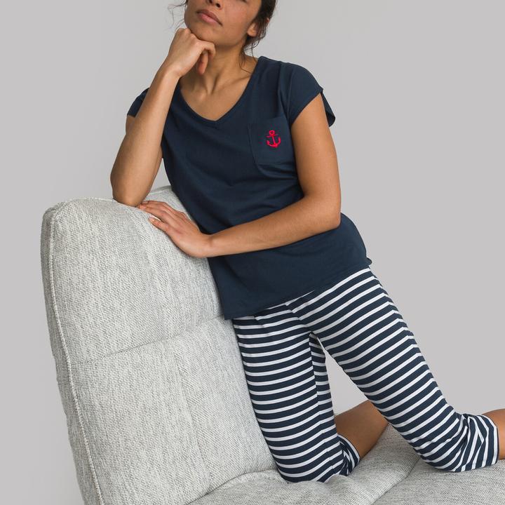 Immagine prodotto La Redoute Collections Pigiama corto in jersey di cotone (42)