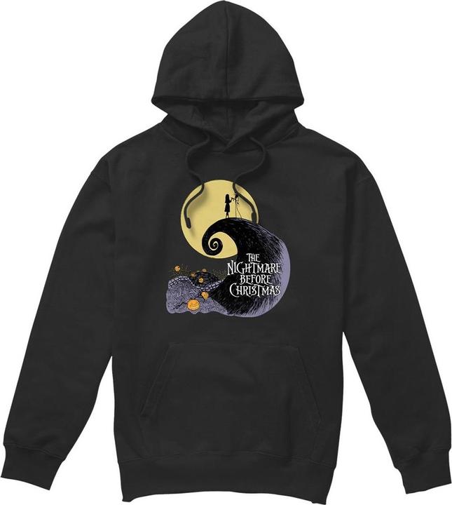 Immagine prodotto The Nightmare Before Christmas Felpa con Cappuccio Silhouette Lunare Uomo (XXL)
