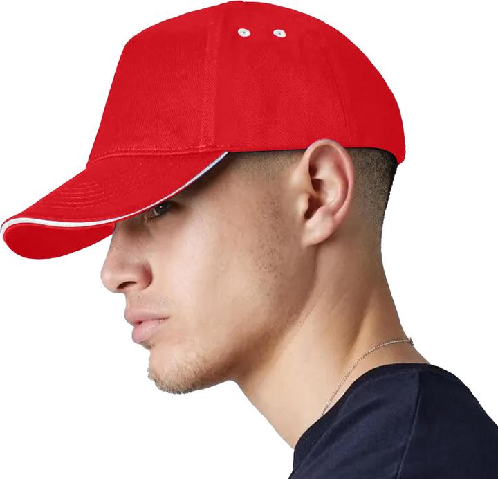 Beechfield Erwachsene Ultimate Sandwich Peak Cap (One Size)