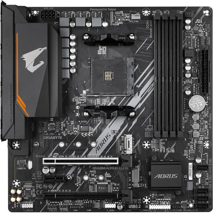 Produktbild Gigabyte B550M AORUS ELITE (AM4, AMD B550, mATX)